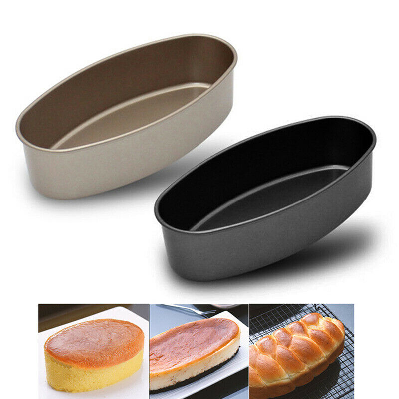 Oval Shape Nonstick Baking Tray, Cake Pan, Kitchen Cooking Baking ToolBDDD