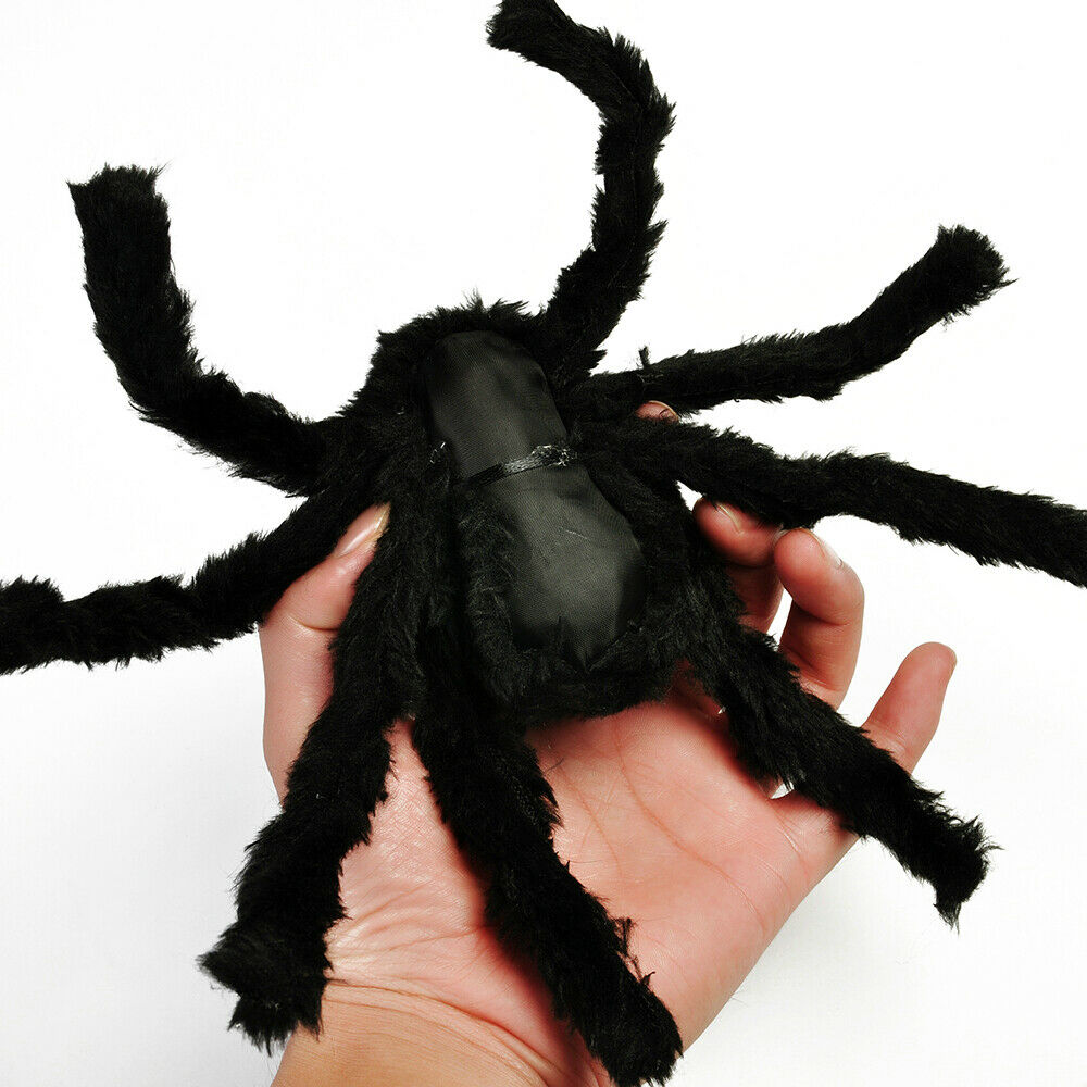 300mm Giant Black Spider Halloween Decoration Indoor Outdoor Haunted House Prop