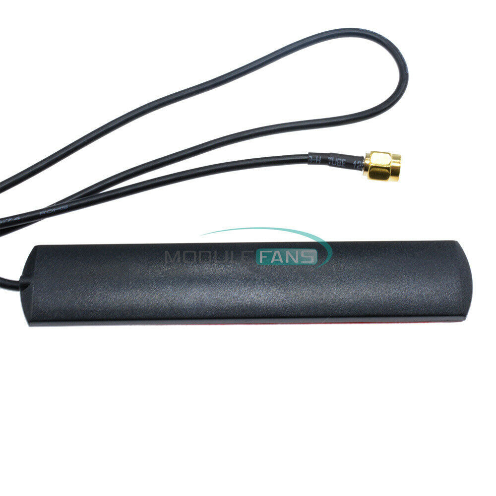 433 Mhz Cable GSM GPRS Antenna  90° 2.5dbi SMA Male Universal DAB Patch Aerial