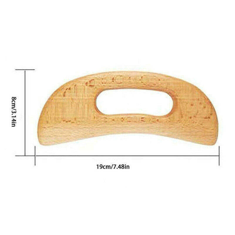 2pcs Wood Gua sha Massage Tool Massager for Release Pain Myofascial Release