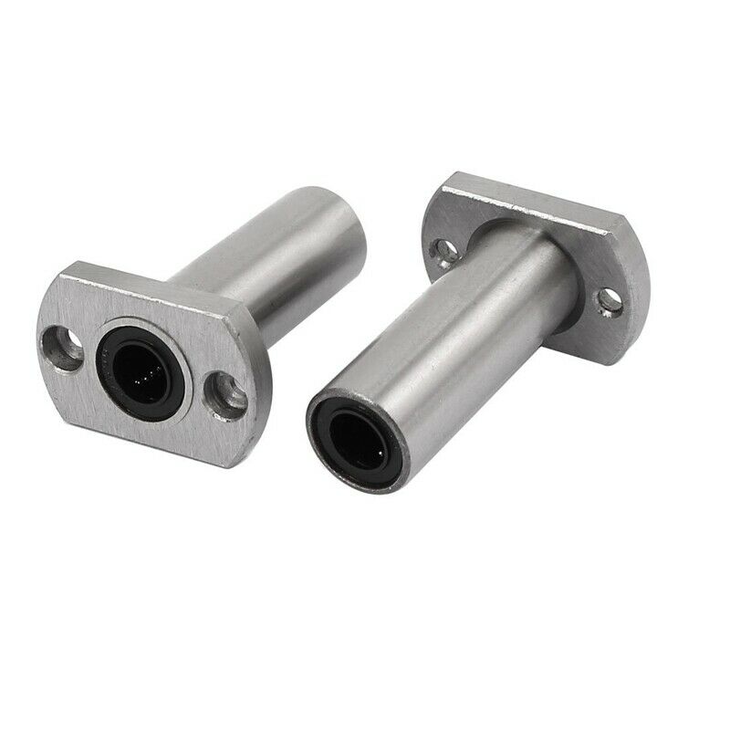 8mm Inner Dia Oval Flange Mounted Linear Motion Bushing Ball Bea LMH8LUU (2PcsT8