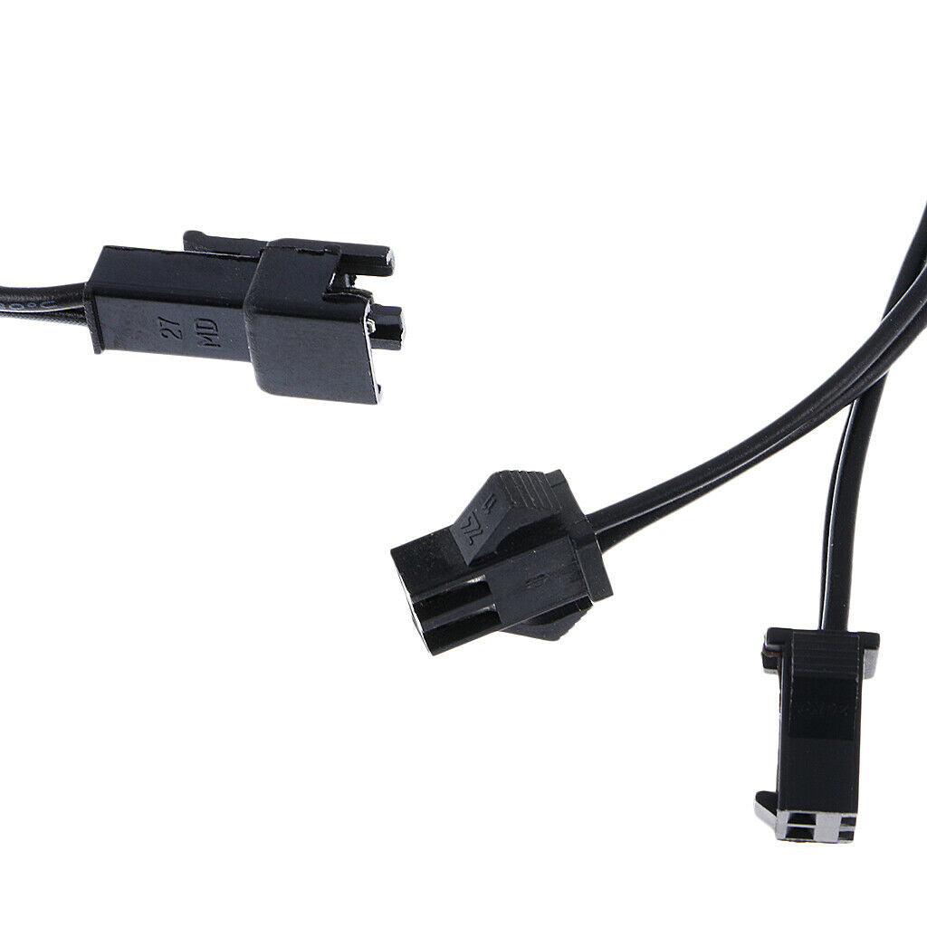 2 4 EL Wire Splitter For Glow EL Wire Rope Connector Car Interior Part Accs