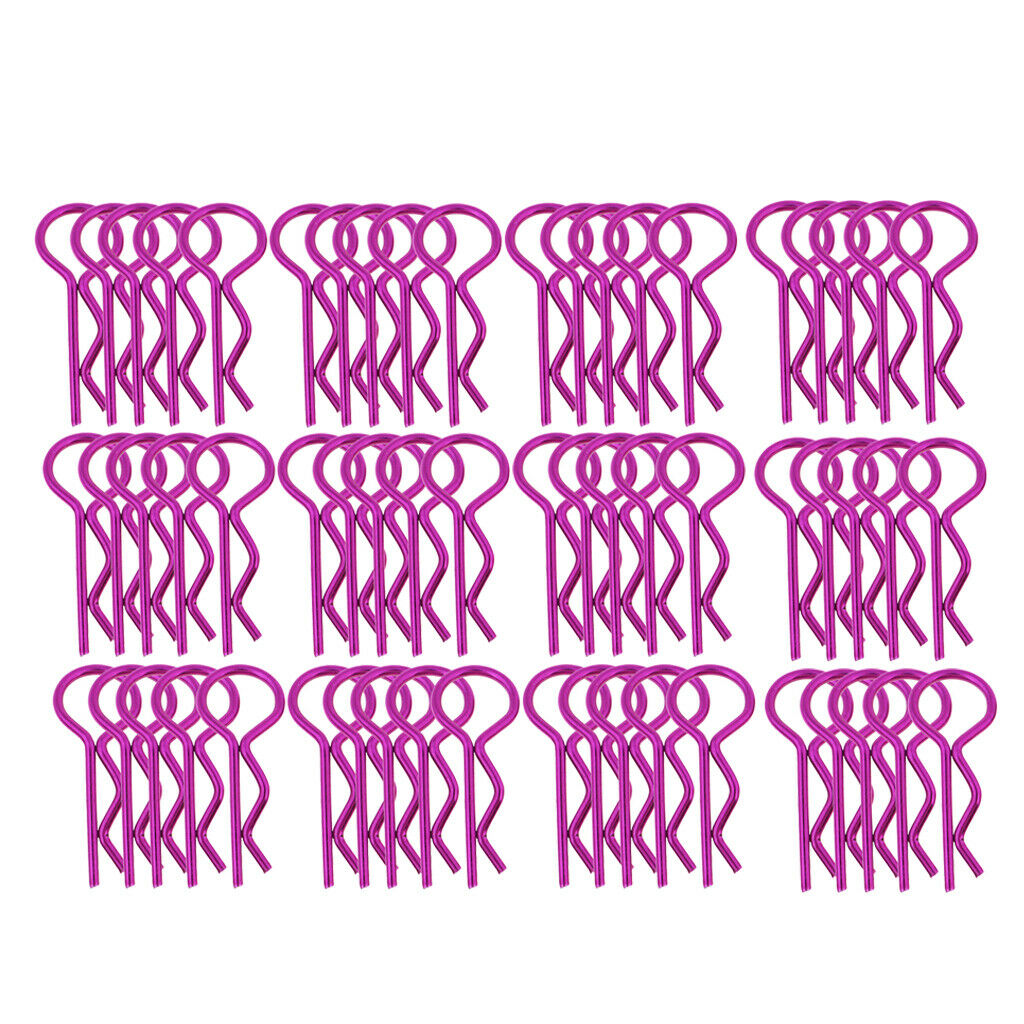 1/10 1/8 RC Rock Crawlers Bodyshell Clips Pins 60x for Redcat HSP HPI 9.4mm