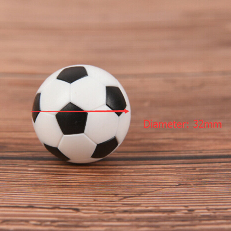 2 Pcs 32mm Foosball Table Football Plastic Soccer Ball Soccer ball Sport G.l8
