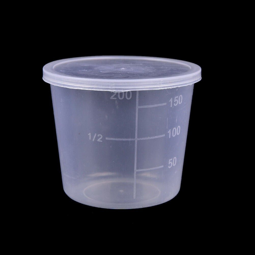 Small Plastic Glue Mixing Cup Bait Mix Measuring Cups Kit  for Carp Fishin.l8