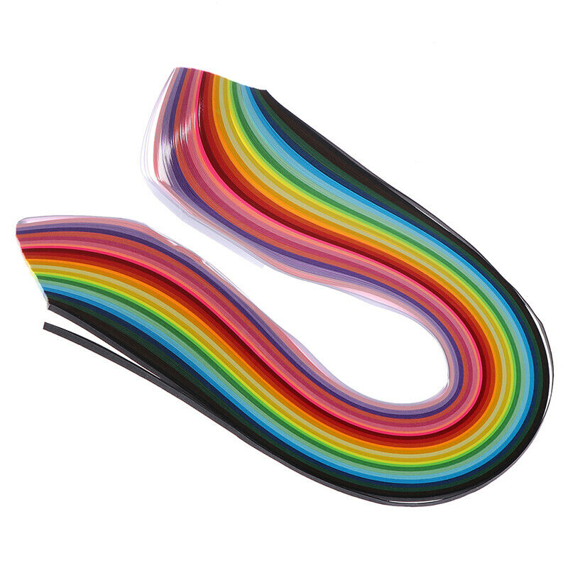 260 Rainbow Paper Quilling Strips Set 3mm 39cm Flower Gift Paper For DIY .l8