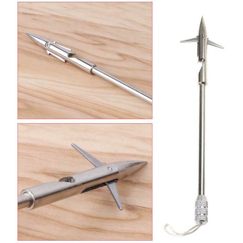 Fishing Broadhead Barbs Arrow For Slingshot Catapult Bow Shooting Fish Dart Tips