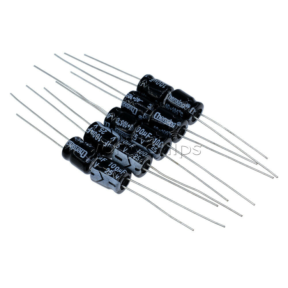 30PCS 25V 100uF 25V NCC SMG 6.3x11mm Aluminum Electrolytic Capacitor