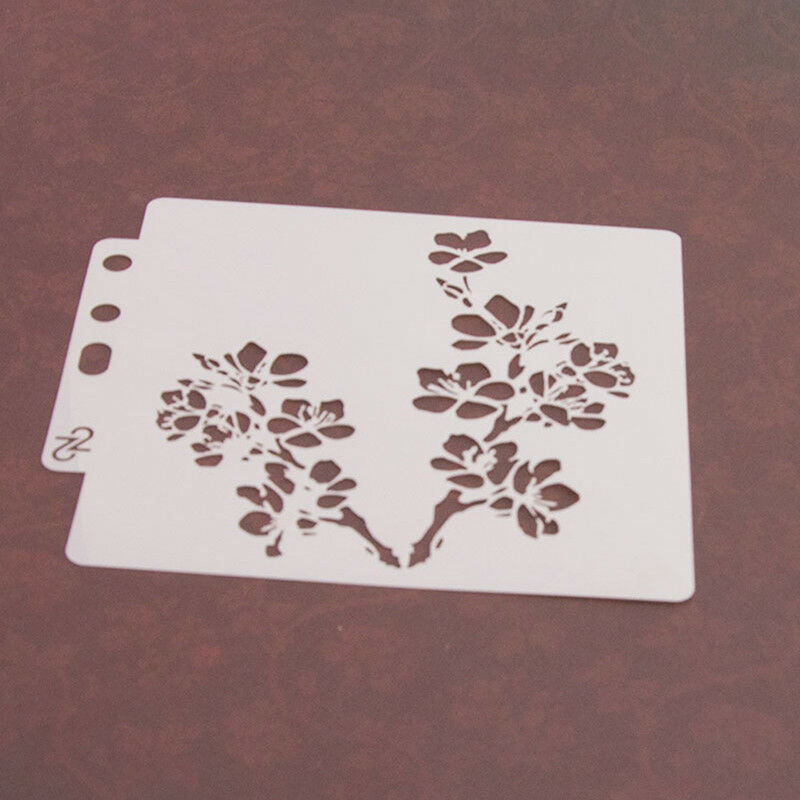 Reusable flowers Stencil Airbrush Art DIY Home Decor Scrapbooking Albumy1B Rf