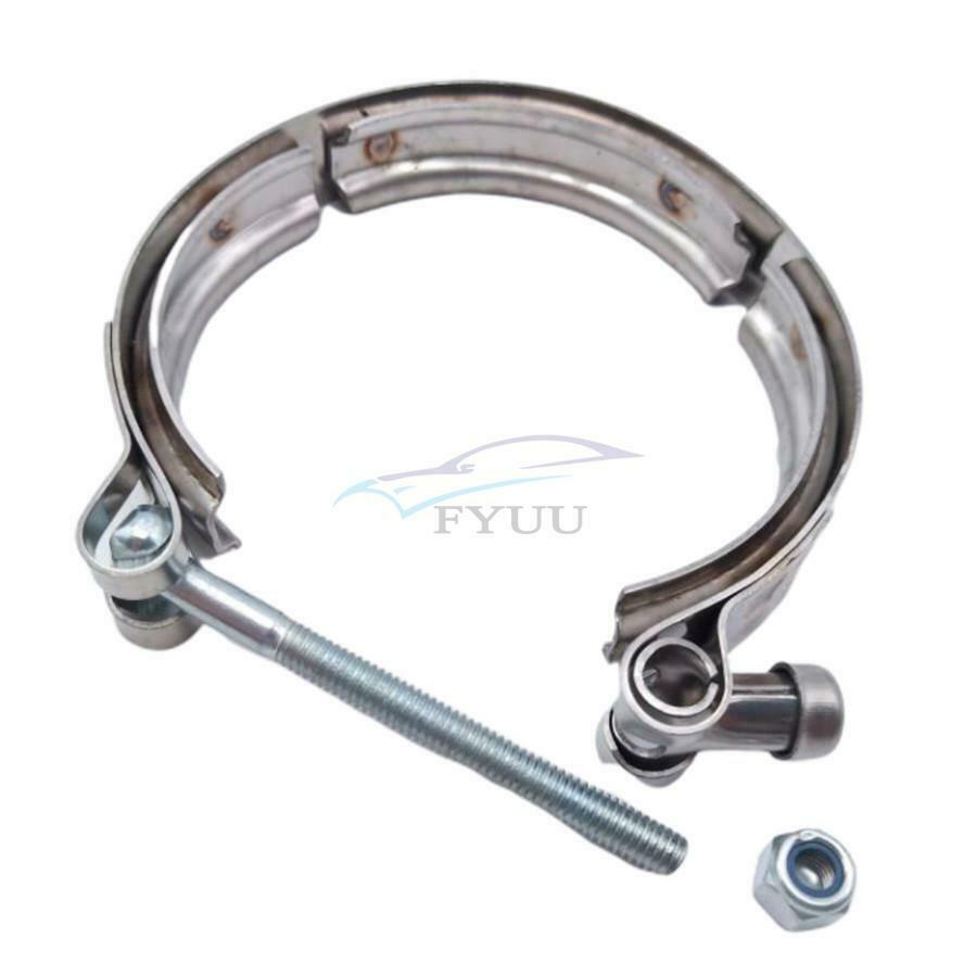 Engine Exhaust Turbine Clamp For 89-02 Dodge Ram 2500 3500 5.9L W / Cummins 6BT