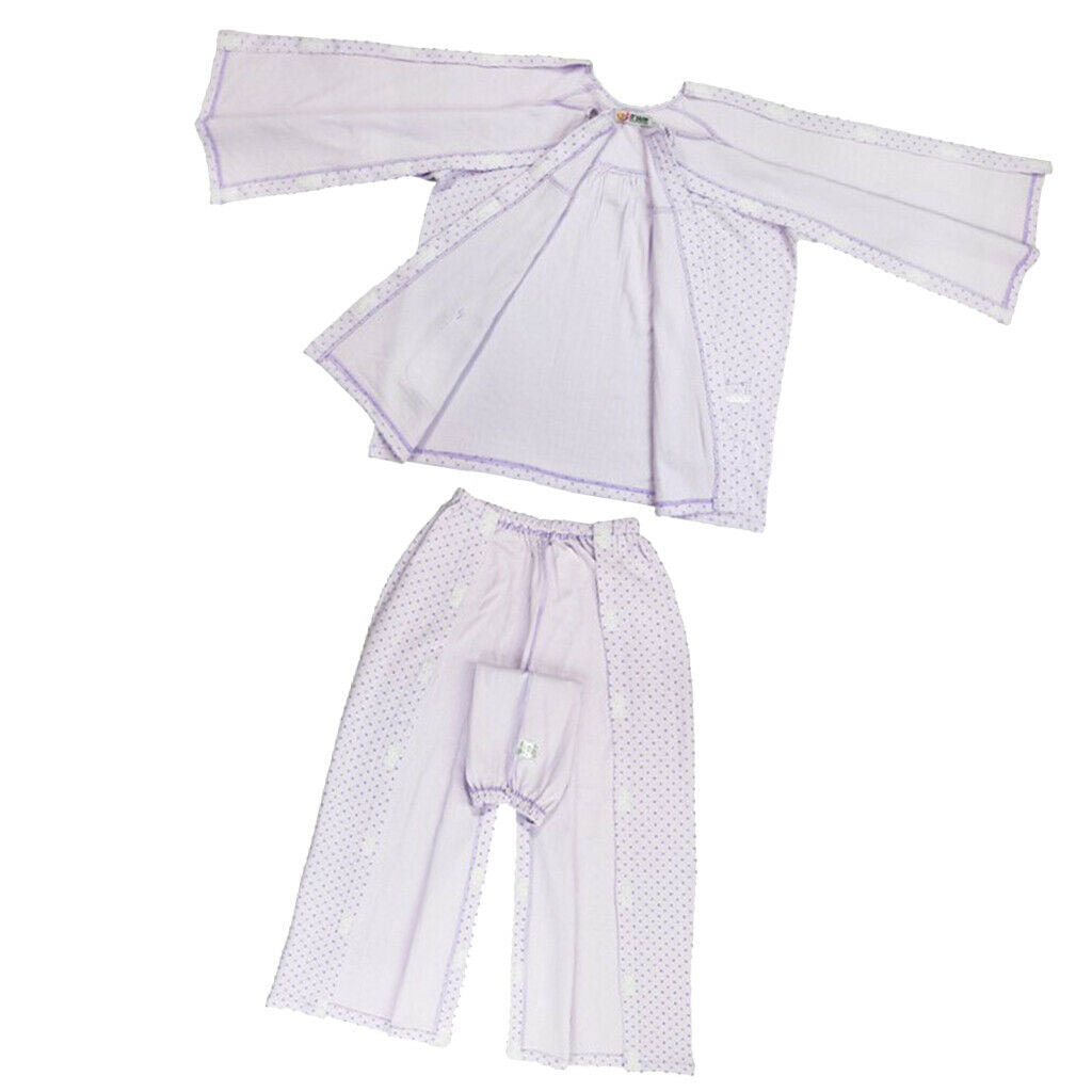 Women Cotton  Nursing Tops and Pants Clothes Easy to Wear Pink XL
