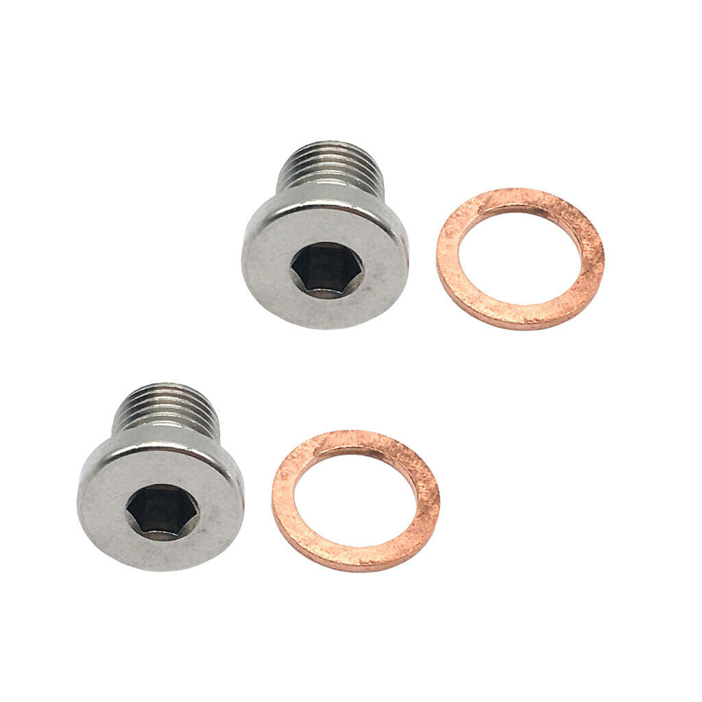 2Set M12 X 1.25mm Oxygen O2 Lambda Sensor Blanking