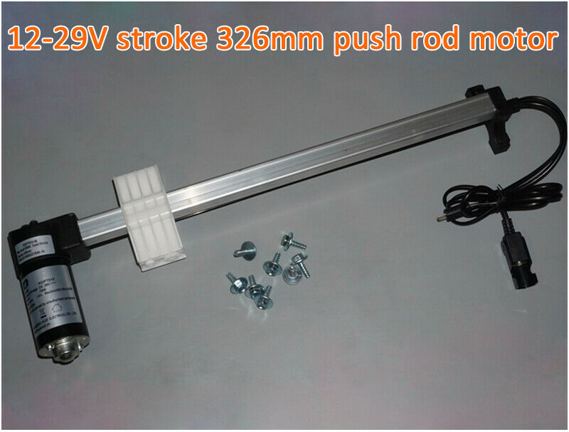DC 29V push rod motor screw slider 75W 12V 24V 29V voltage electric stroke 326mm