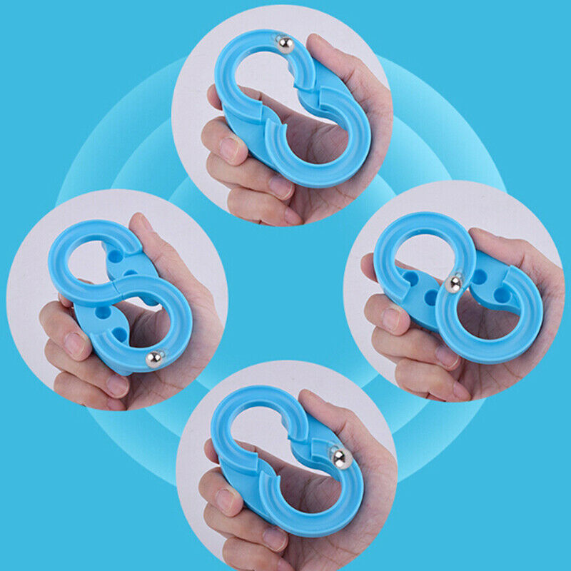 Mini Children Kids 88 Shape Infinite Loop Track attention Training Sensory T DD