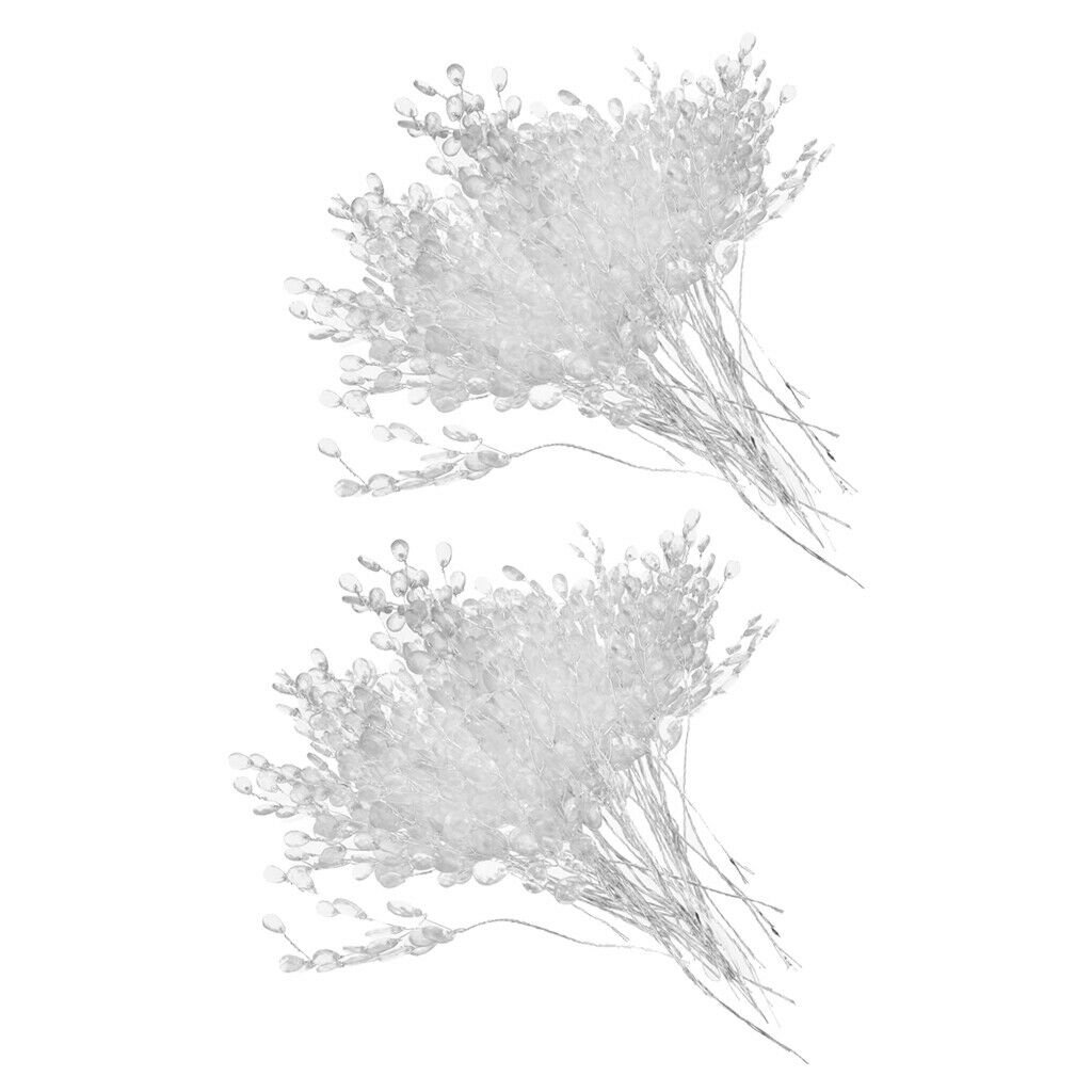 100pcs Animated Dry Tree Branches Plants Iron Wire Stem f/ Home Decoration