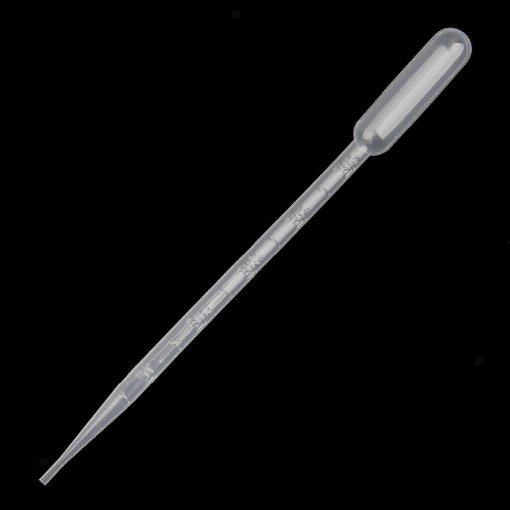 50pcs 5ml Transfer Graduated Pipettes Graduated 1ml Plastic Dropper