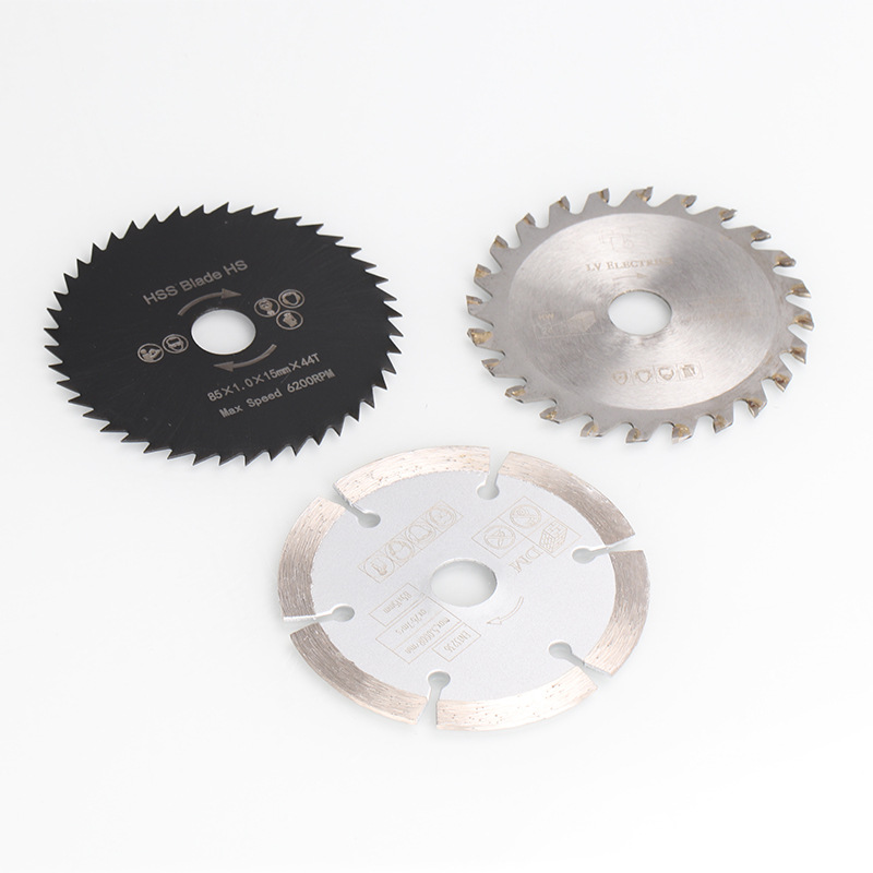 Cross-Border New 85Mm Diamond Saw Blade 4-Piece Set Mini Circular Saw Blade