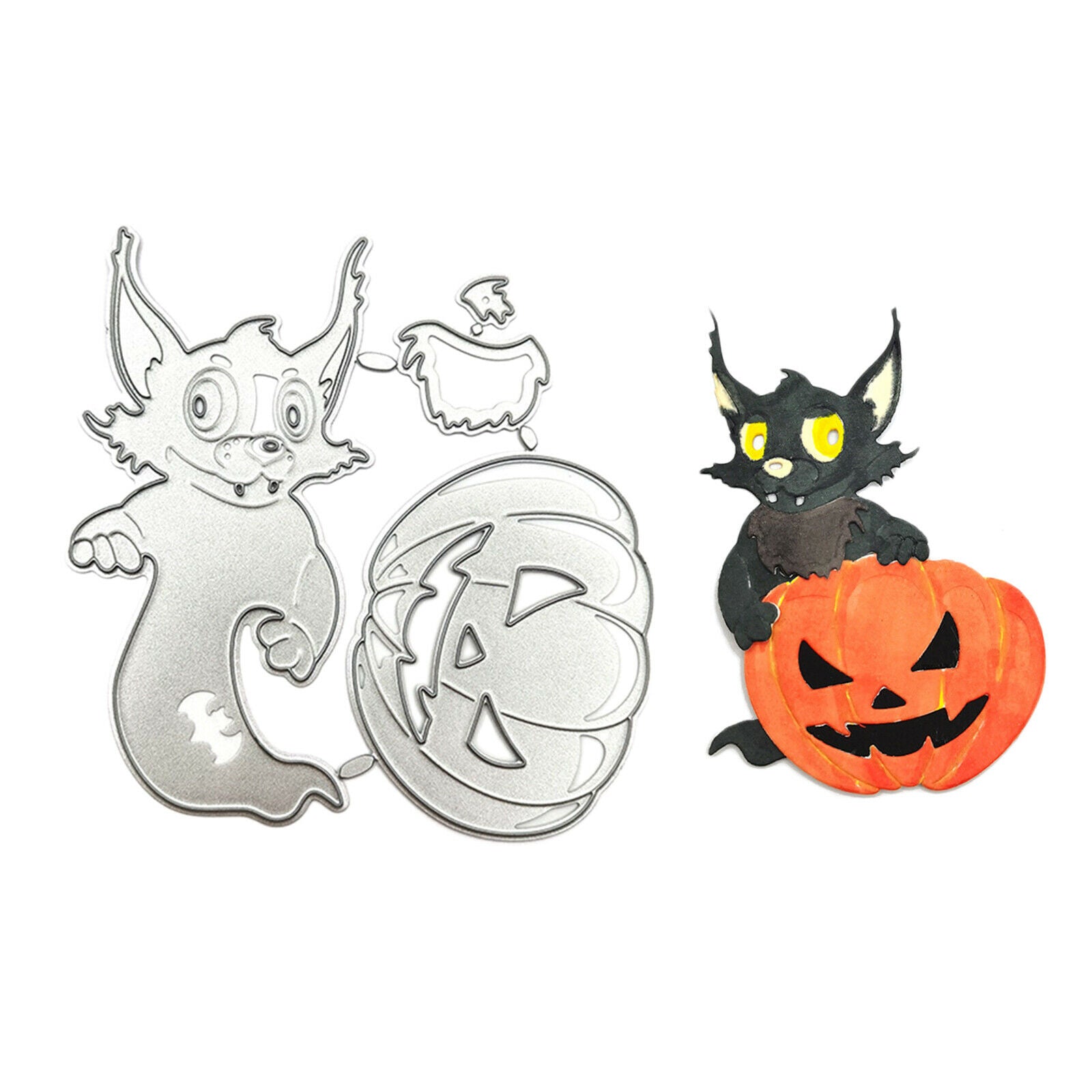 Halloween Pumpkin Thief Embossing Die Cut Mould Kit Scrapbook DIY Tool Decor