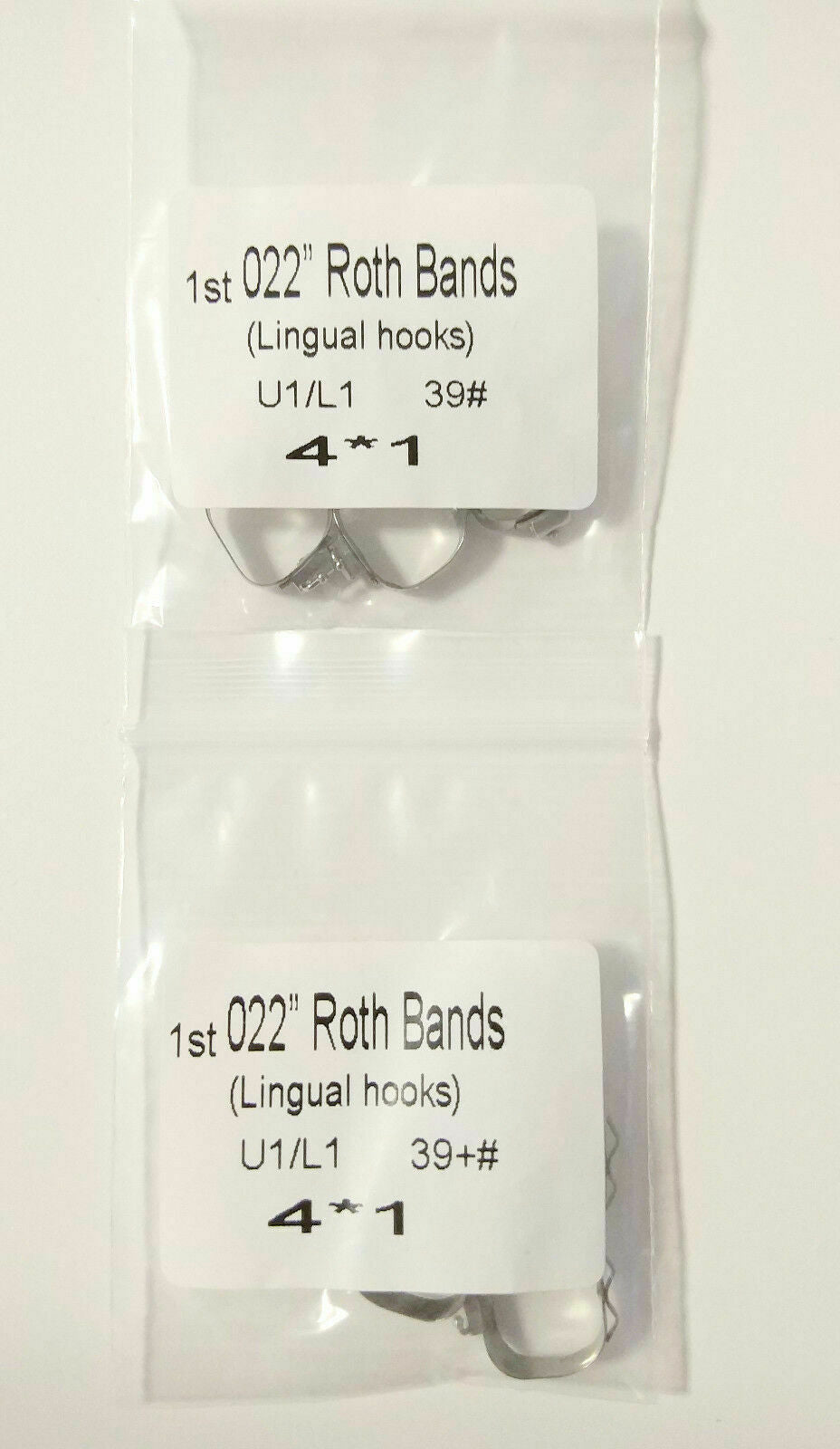 24Kit DentalOrthodontic 1st Molar Band&Buccal Tube&Lingual Cleat Roth 022 33-44+
