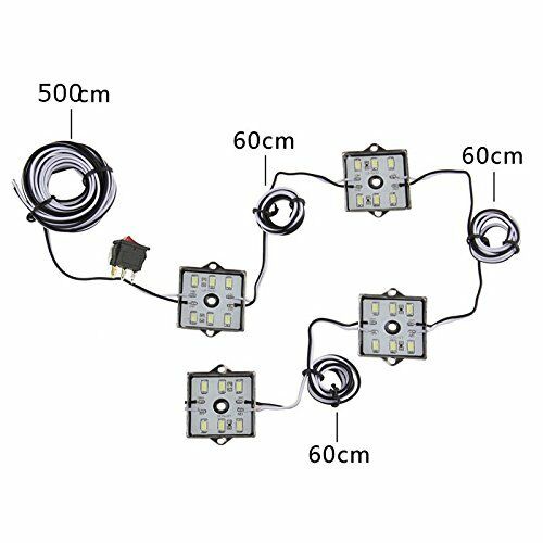 8Pcs Truck Bed LED Lighting Kits For All GMC Chevy Jeep Ford Dodge Truck Pickup