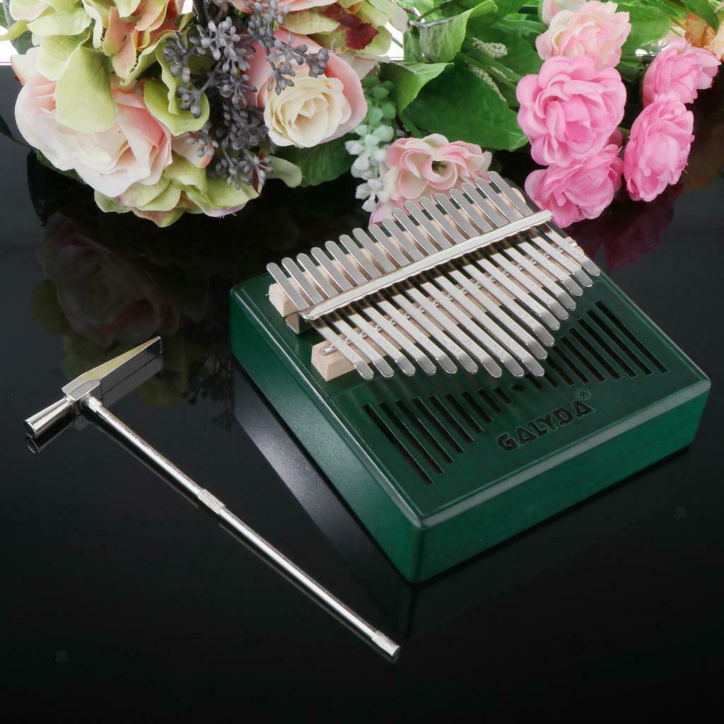 2020 New Kalimba 17 Key Thumb Piano Mbira w/ Velvet Bag Learning Booklet