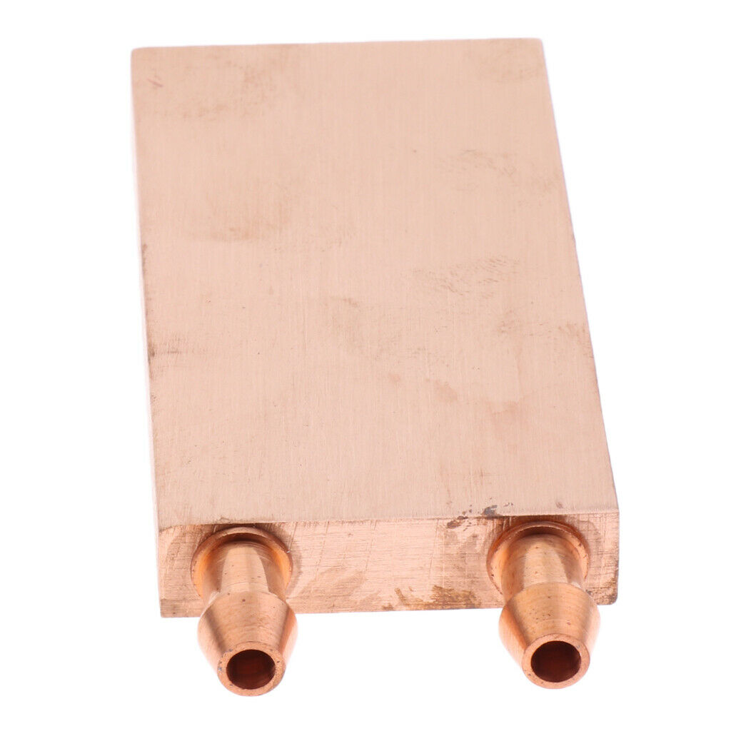 Cooler Liquid Cooling Block Heatsink DIY Warm For Computer Radiator 40*80mm