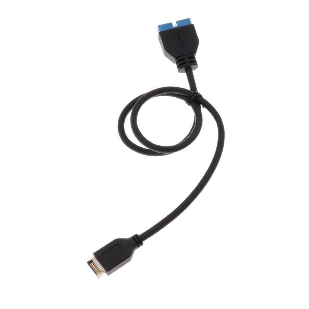 USB 3.1 Front Panel Header to USB 3.0 20Pin Header Extension Cable Durable 20CM