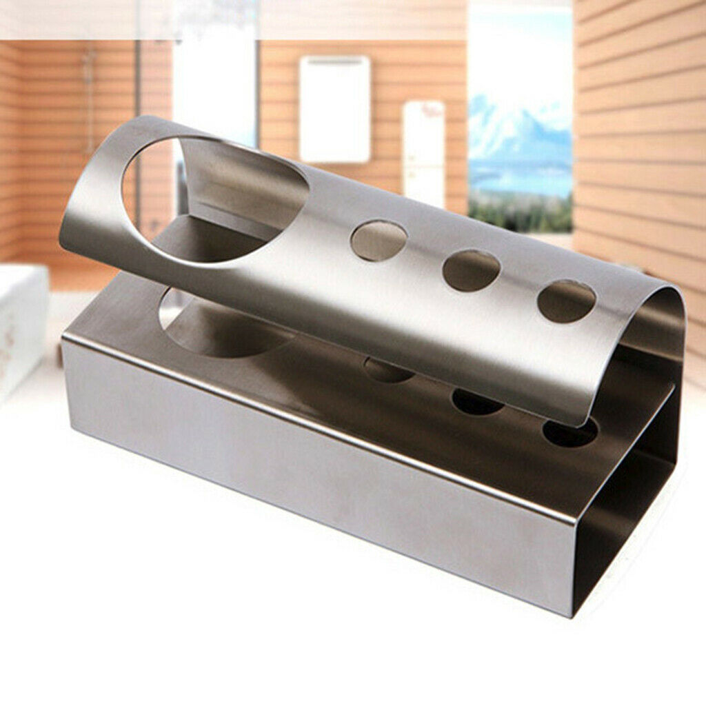 Home Bathroom Stainless Steel Toothbrush Holder Free Standing Rack Storing