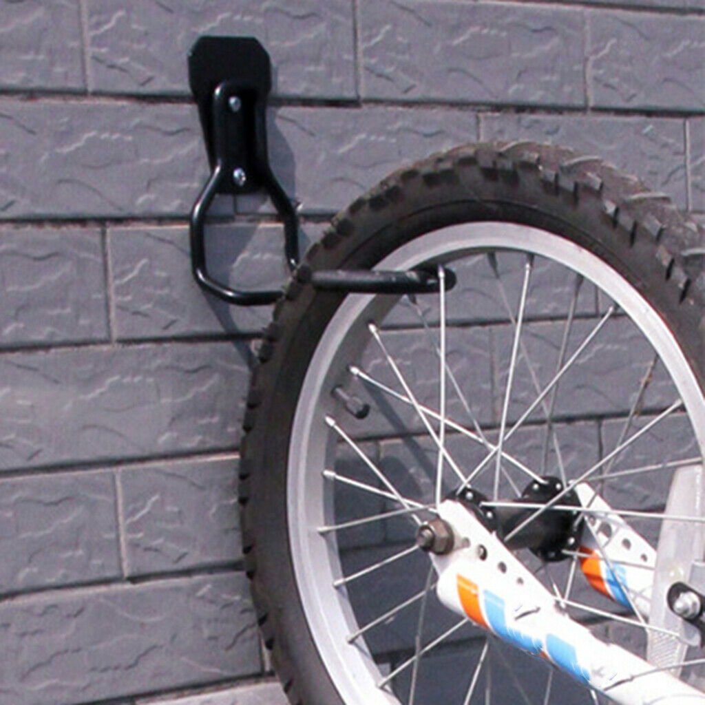 Iron Bike Hook Wall Mounted Rack Stand Space Saving Hanging Bike Holder Tool