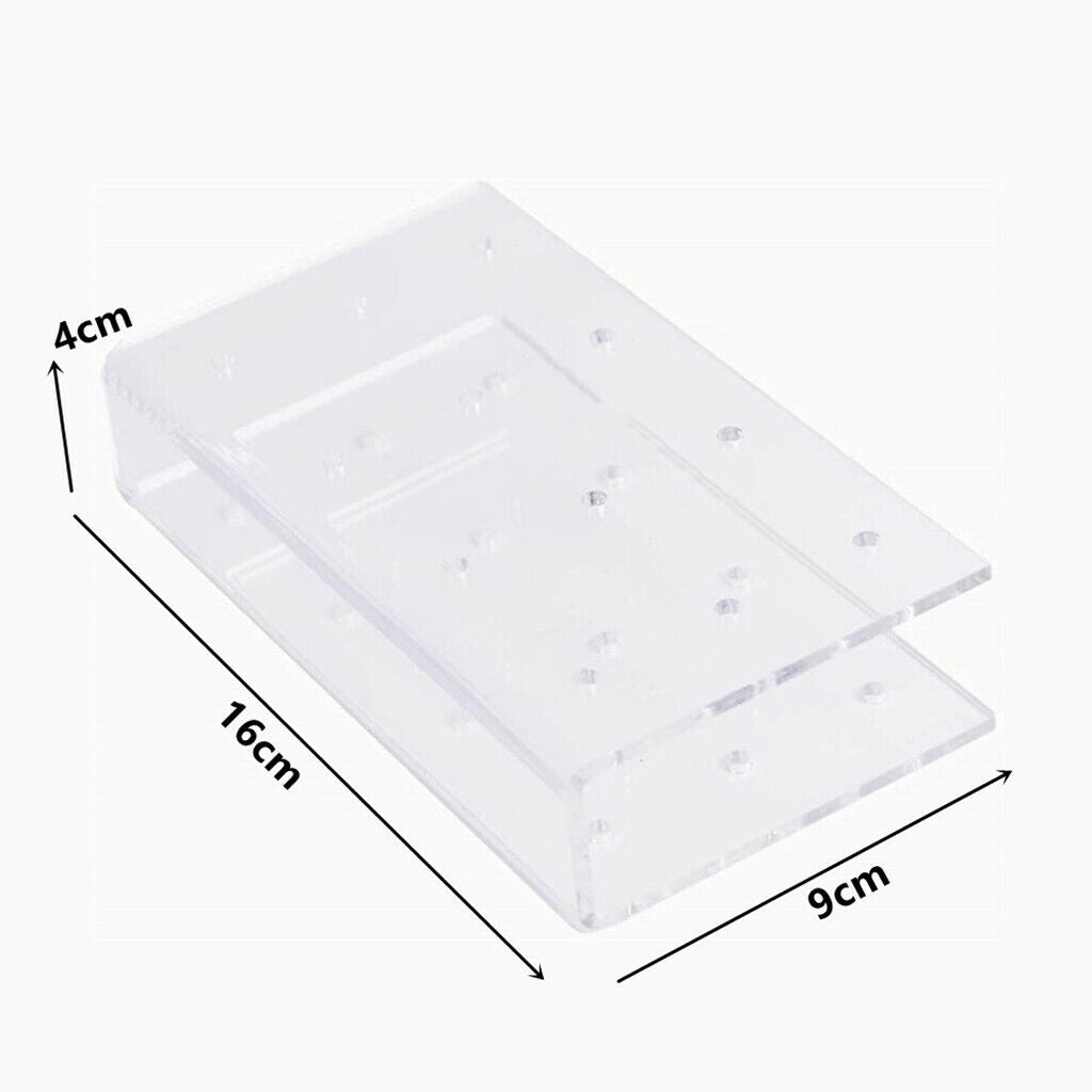 2 Pieces Transparent 12 Holes Acrylic Lollipop Stand Rack for Family Party