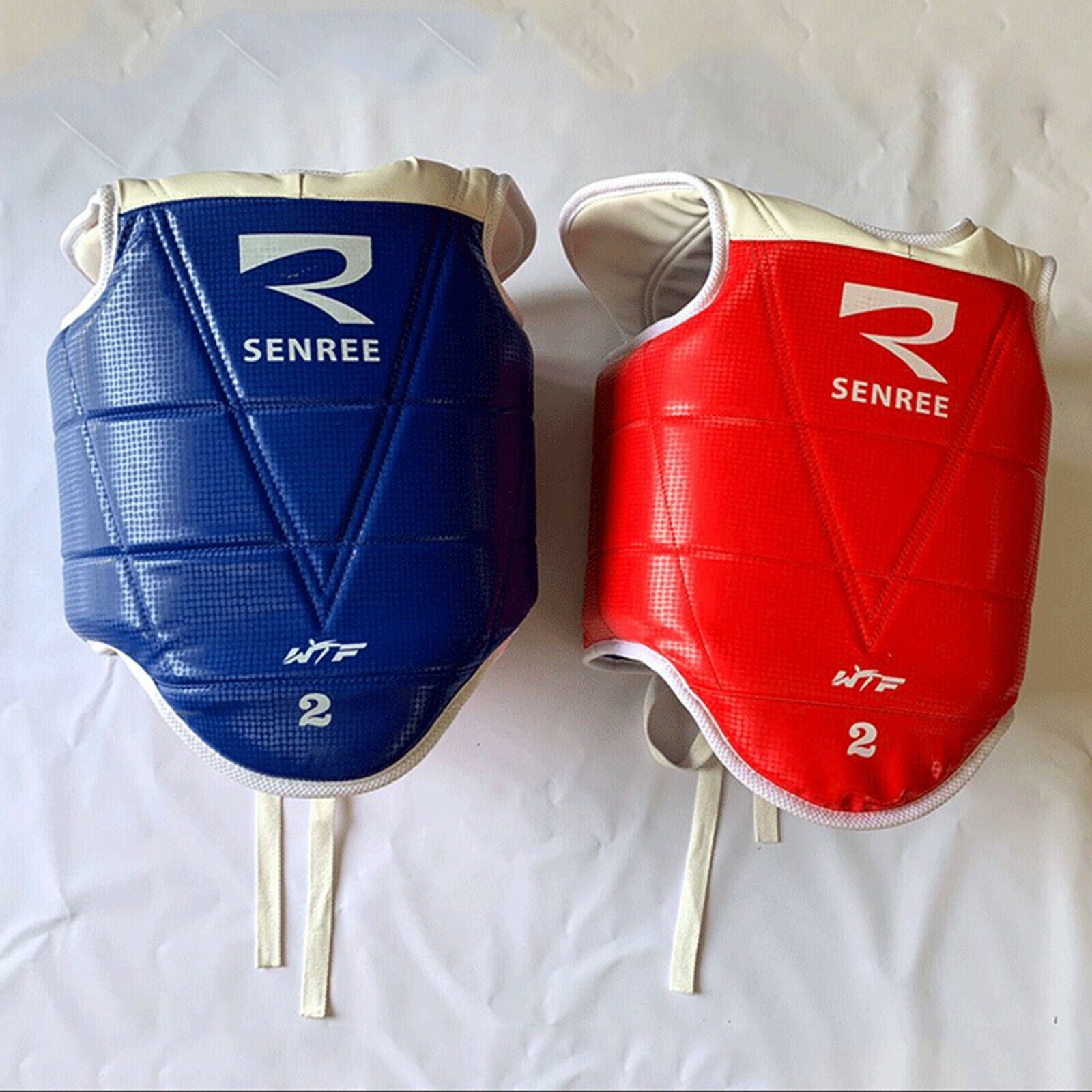 Taekwondo Chest Guard Body Protector Karate MMA Sparring Gear  S