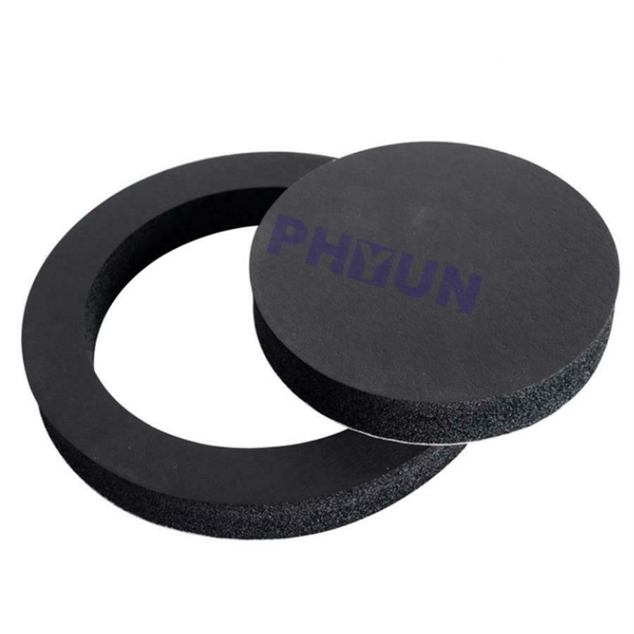 4 Pcs 6.5 in Rubber Foam Car Speakers Soundproof Cotton Rings Beautify the Sound
