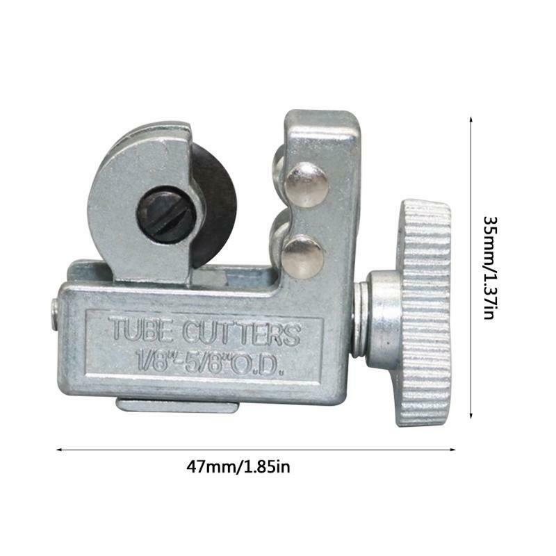 Tube Cutter 1/8 to 5/8In Copper Brass Aluminium Plastic PVC Pipe Cutting Tool