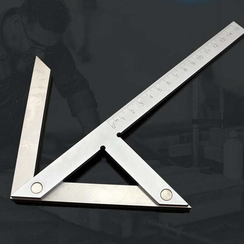 1pc High Accuracy Center angle Gauge Center Mark Gauge Center Marking Ru_AU