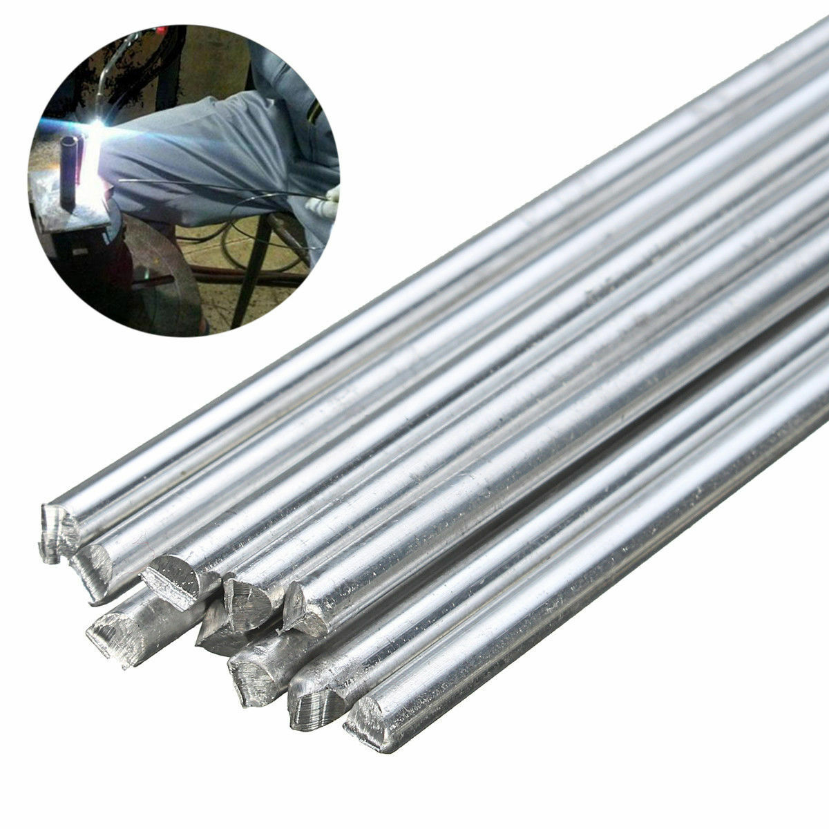 10pcs 3.2x230mm Aluminium Low Temperature Welding Soldering Brazing Repair Rod