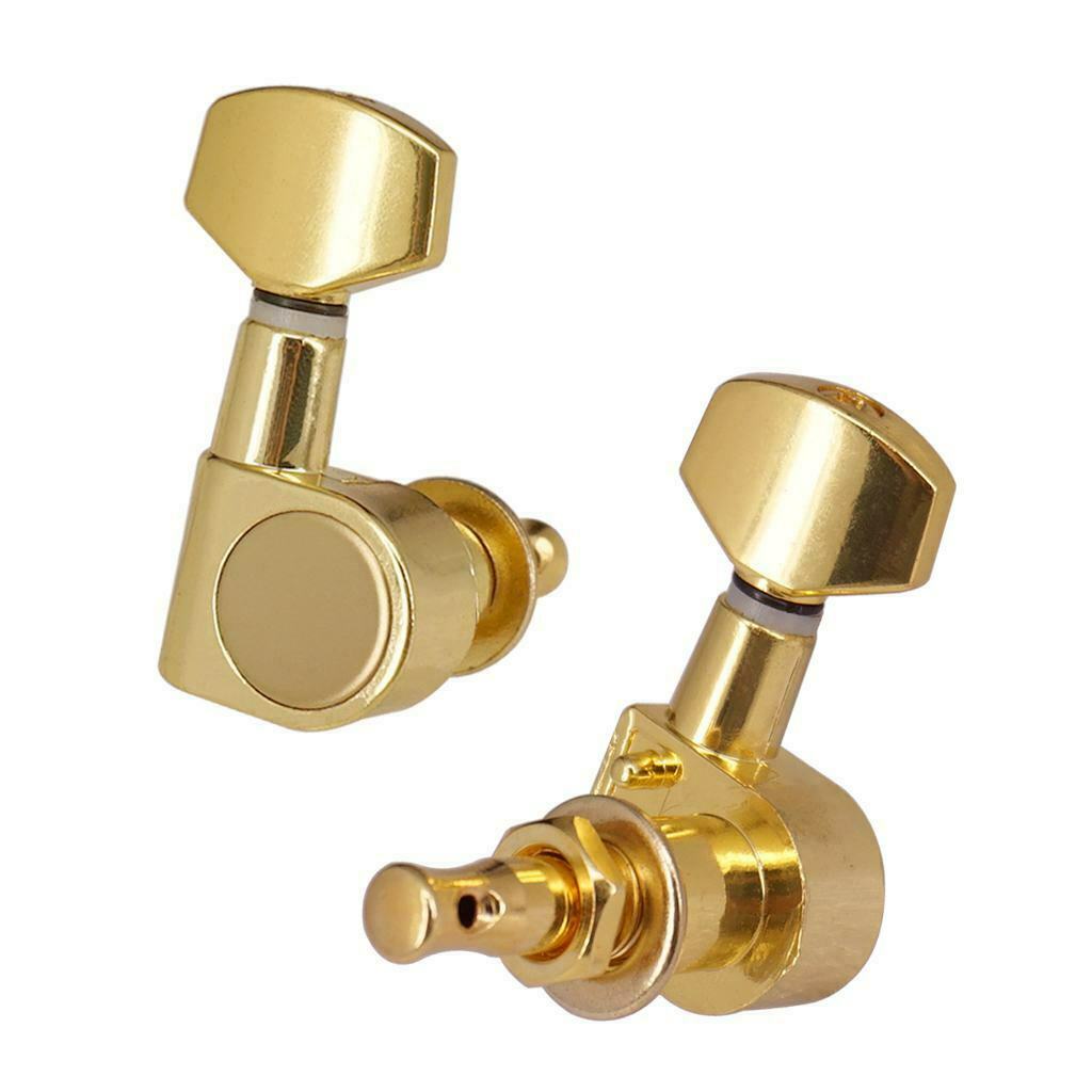 6Pcs Guitar Closed Button Tuning Keys Tuners for Acoustic Guitar Replacement