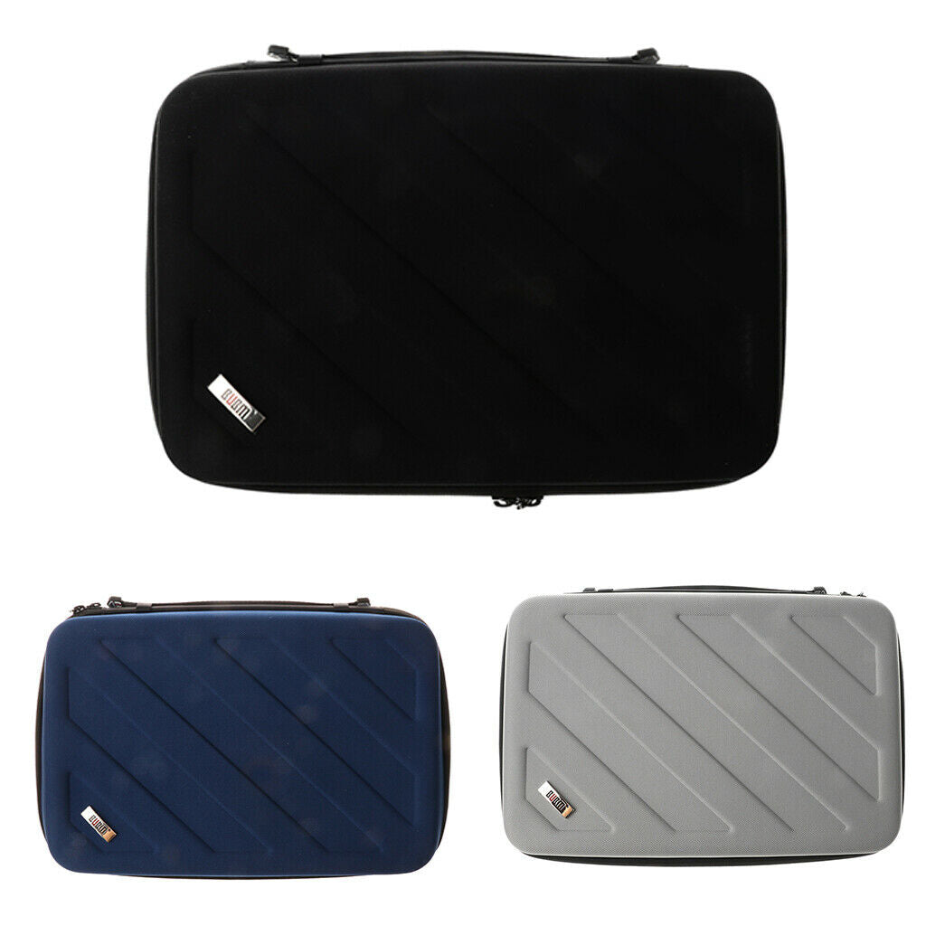 Two-way zipper Protective Nylon Storage Case Bag For Gopro Cameras L Black