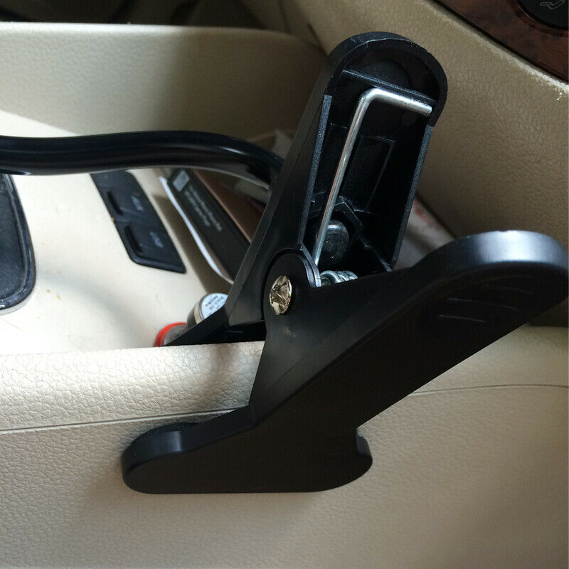 Flexible Round Car SUV Cup Holder Coffee Beverage Table Stand Food Tray Clip on