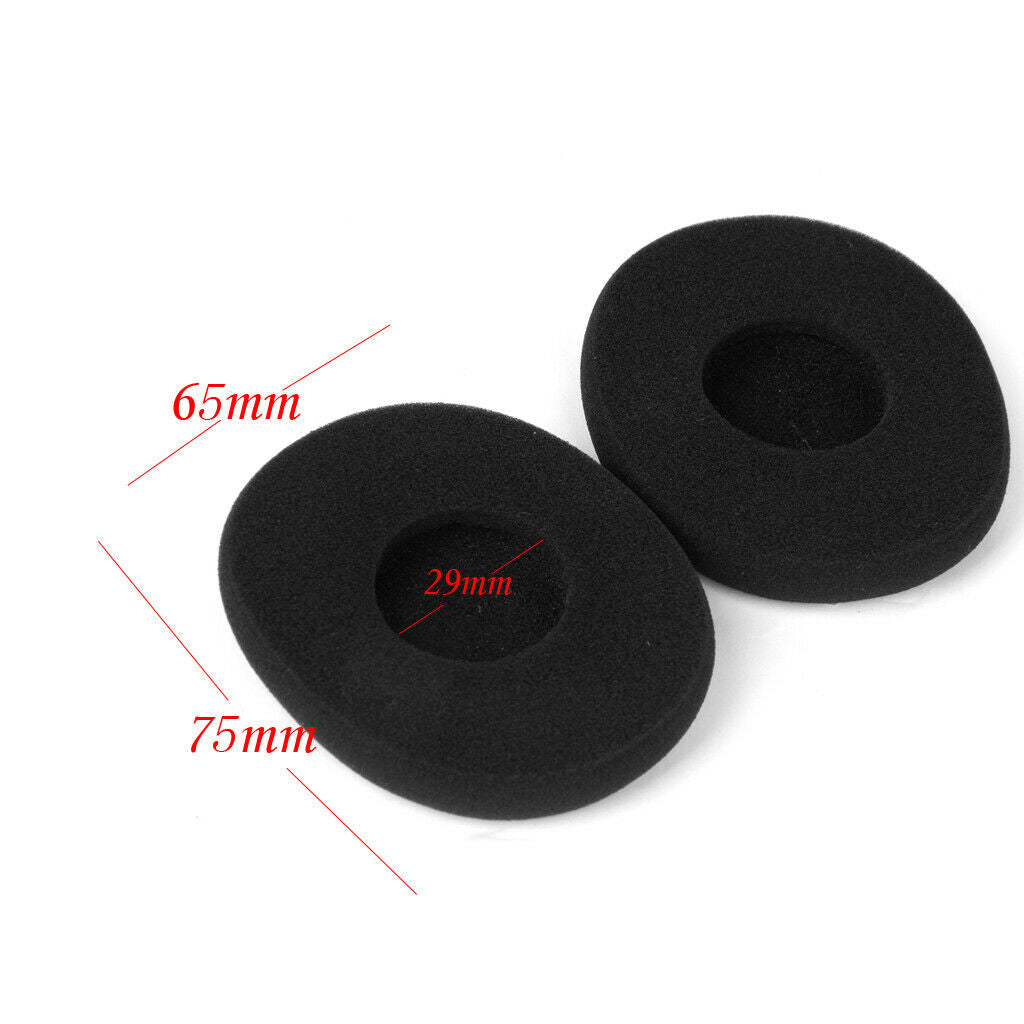 2 Pairs Black Replacement Ear Pads Cushions for Logitech H800 H 800 Headset