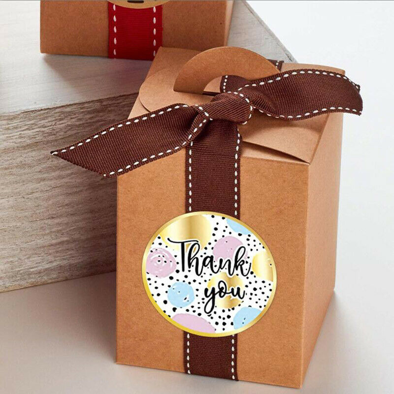 500Pcs Thank You Stickers Wedding Invitation Card Party Handmade Gift Sea.l8