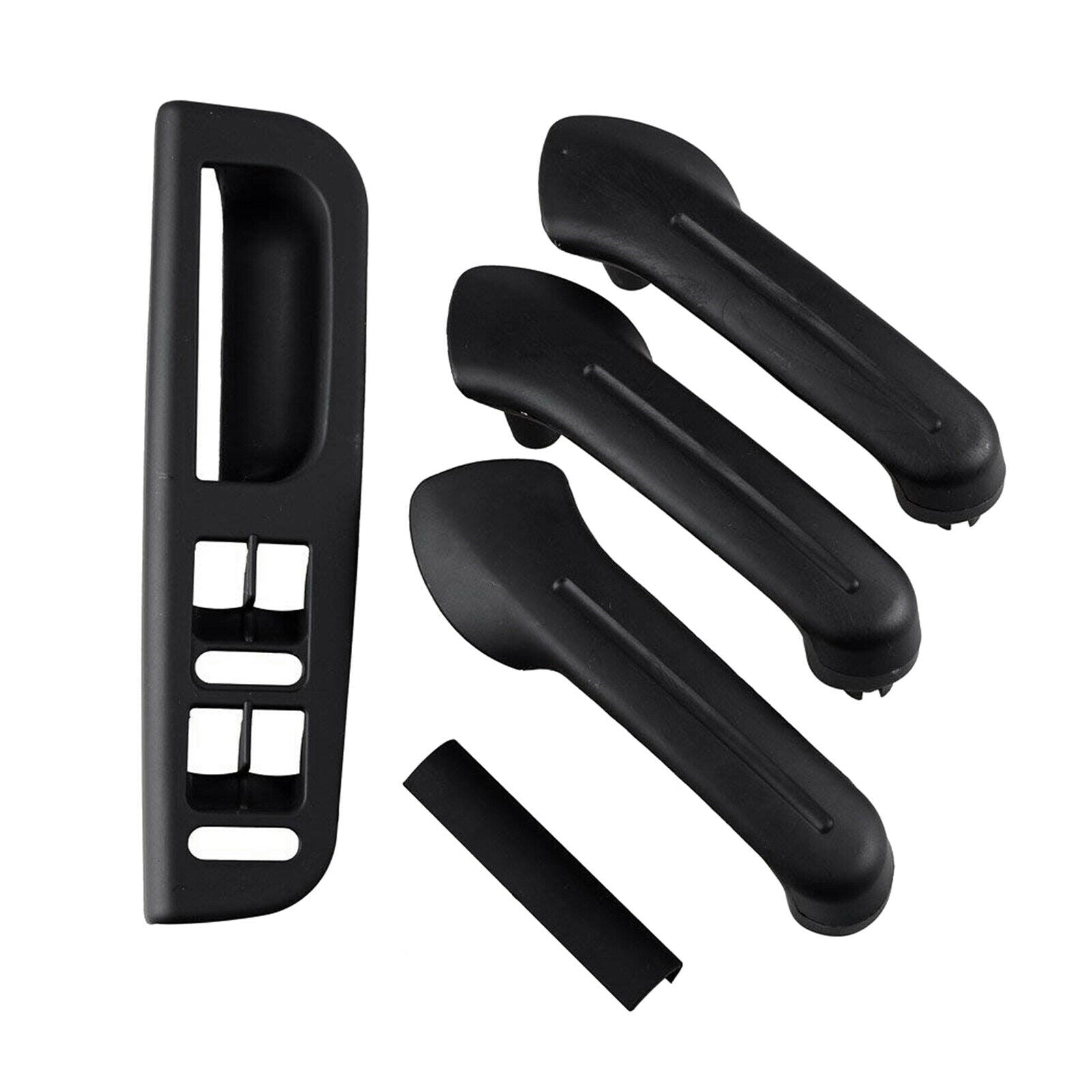 Car Interior Door Grab Handles w/Window Switch Bezel Fit for JE TTA GOLF MK4