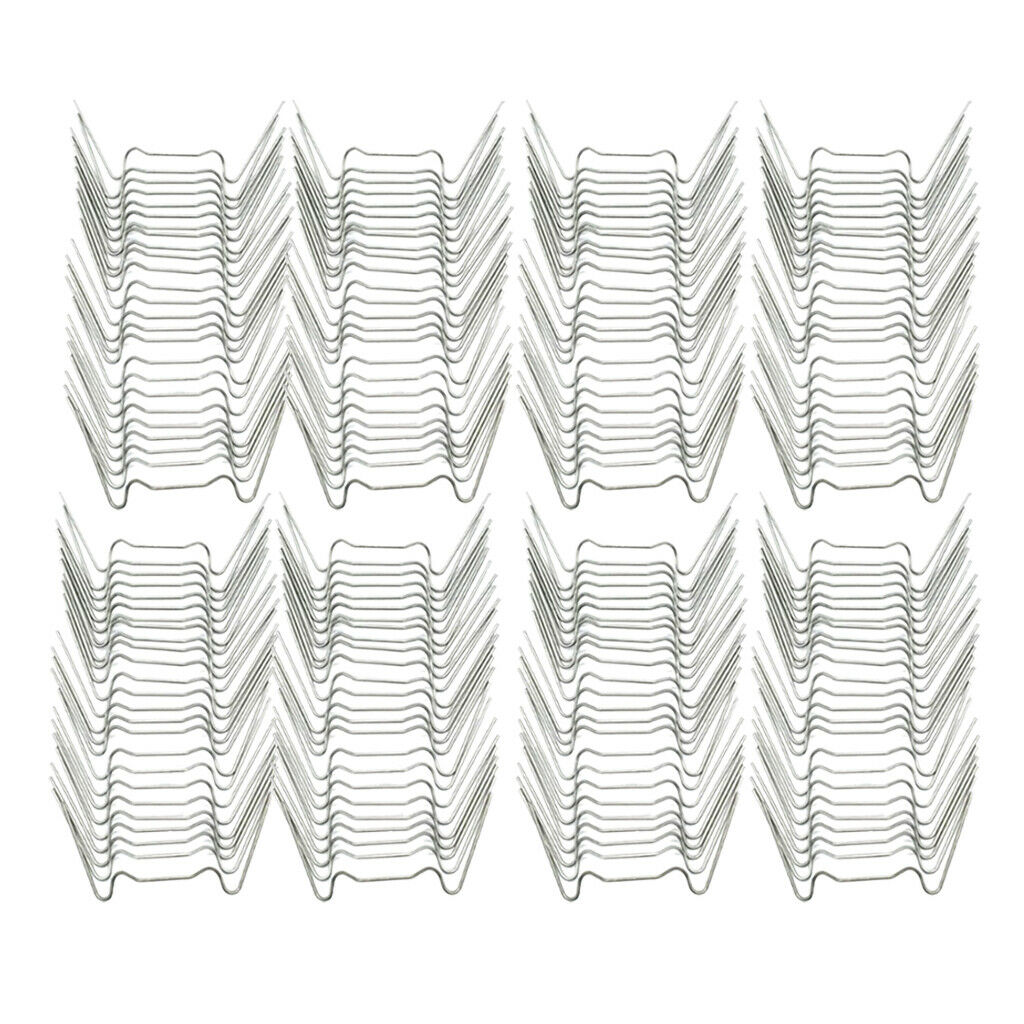 200 Pieces W Type Glazing Glass Clips Stainless Use Fttings for Greenhouse