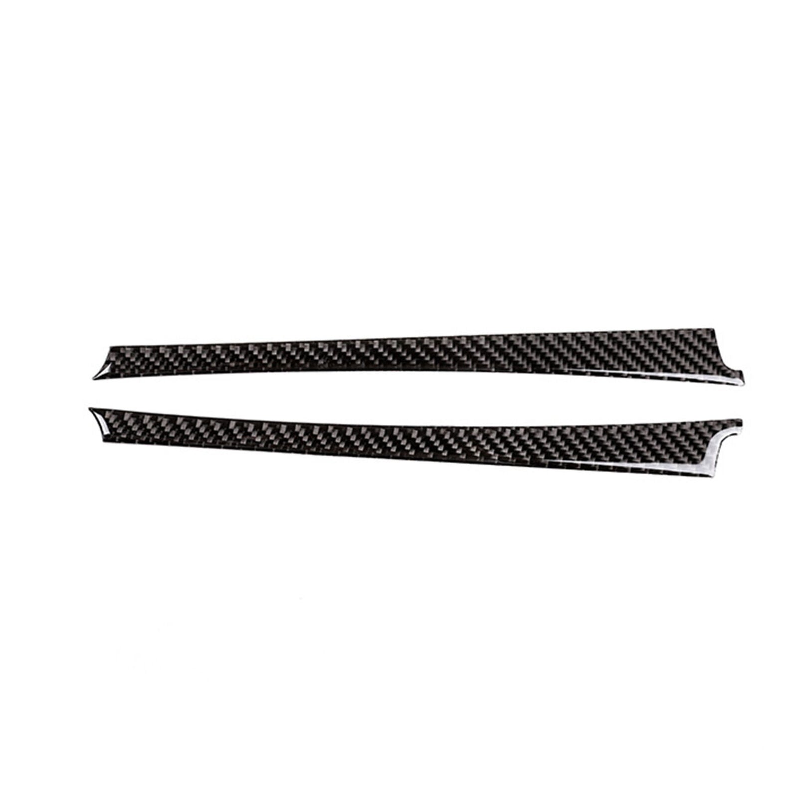 2Pcs For Mercedes-Benz C Class W204 07-13 Carbon Fiber Console Side Cover Trim