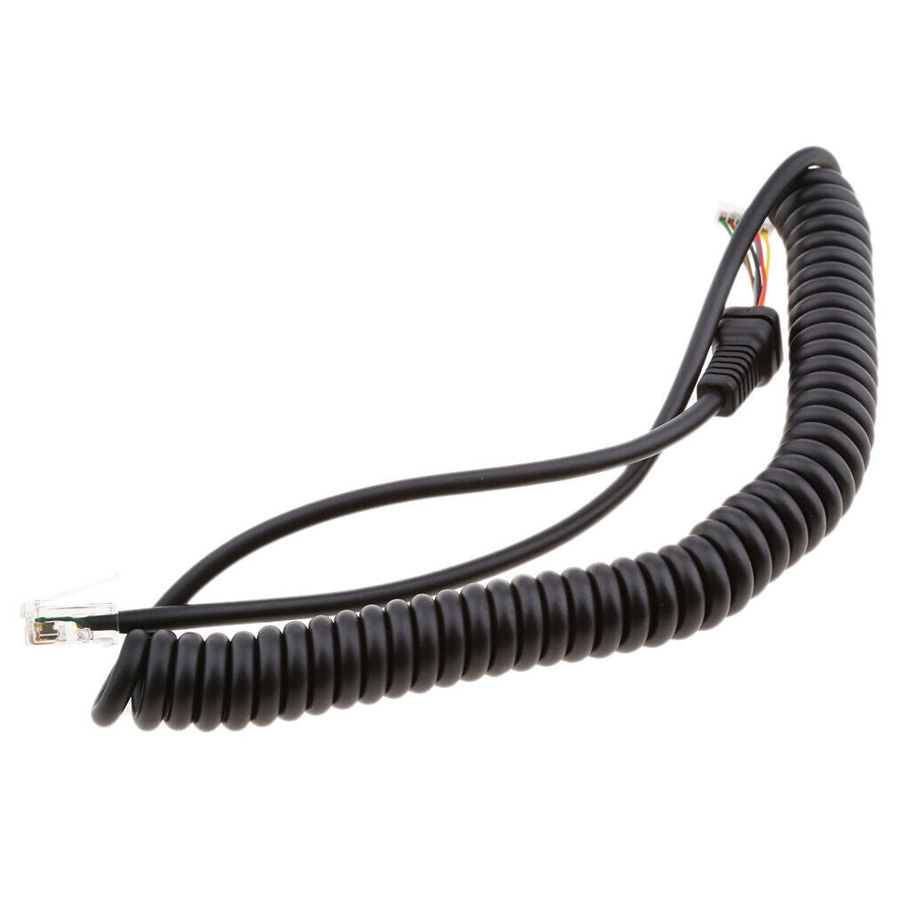 Microphone cable for FT 100D FT 90R FT 3000M MH 36 B6J black