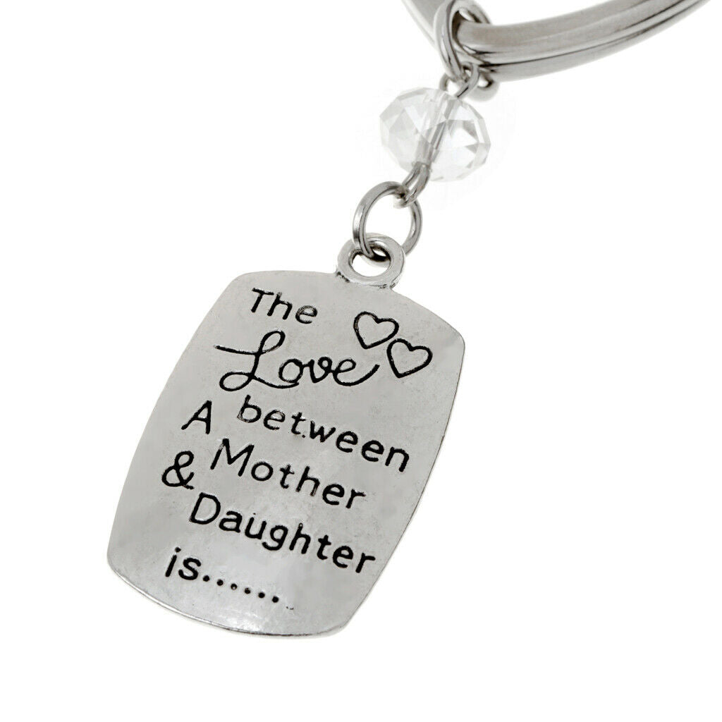 Love Lettering Heart Shaped Key Ring Chain