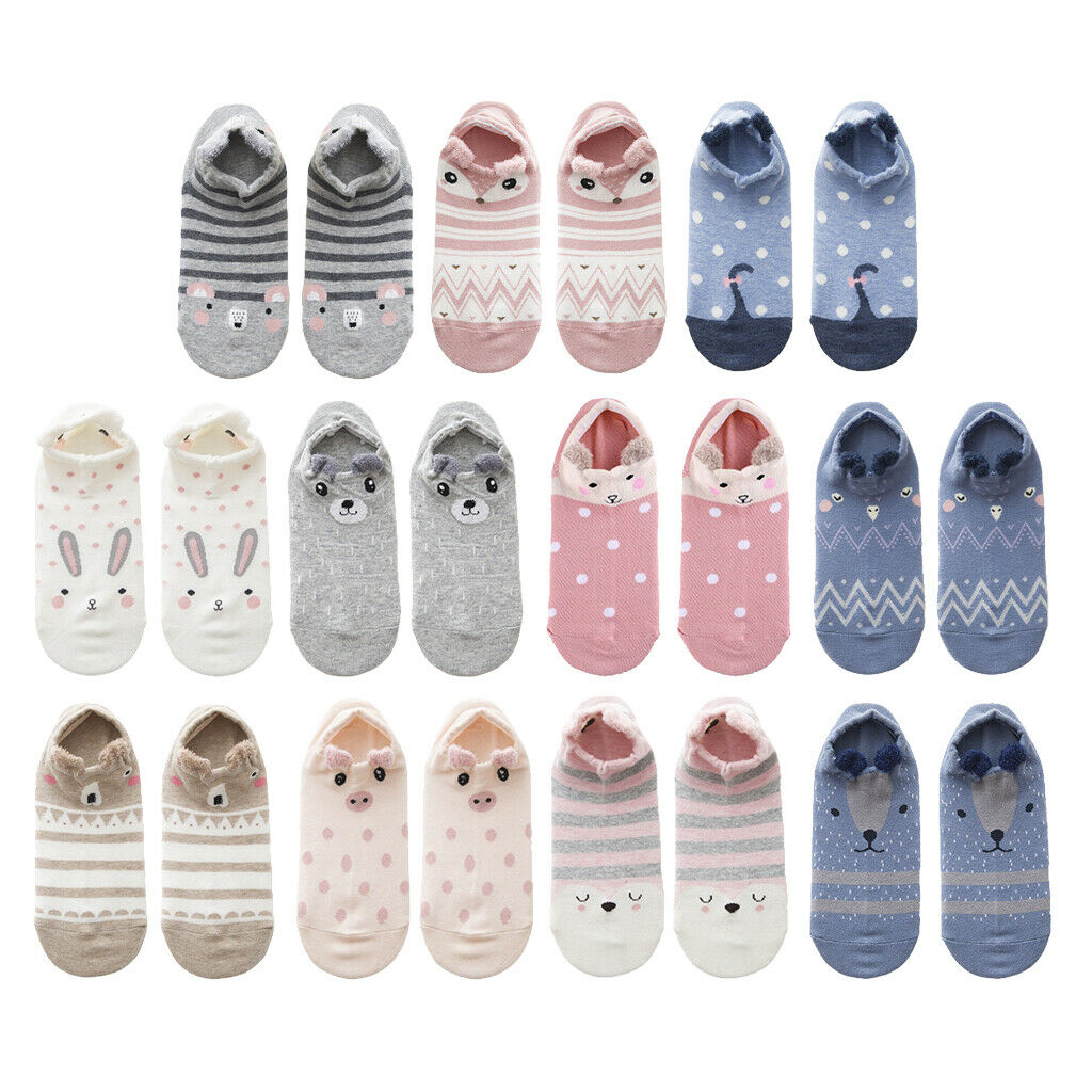 1Pair Girls Cotton Nonslip Boat Socks Summer Spring Low Ankle A,Boat Socks