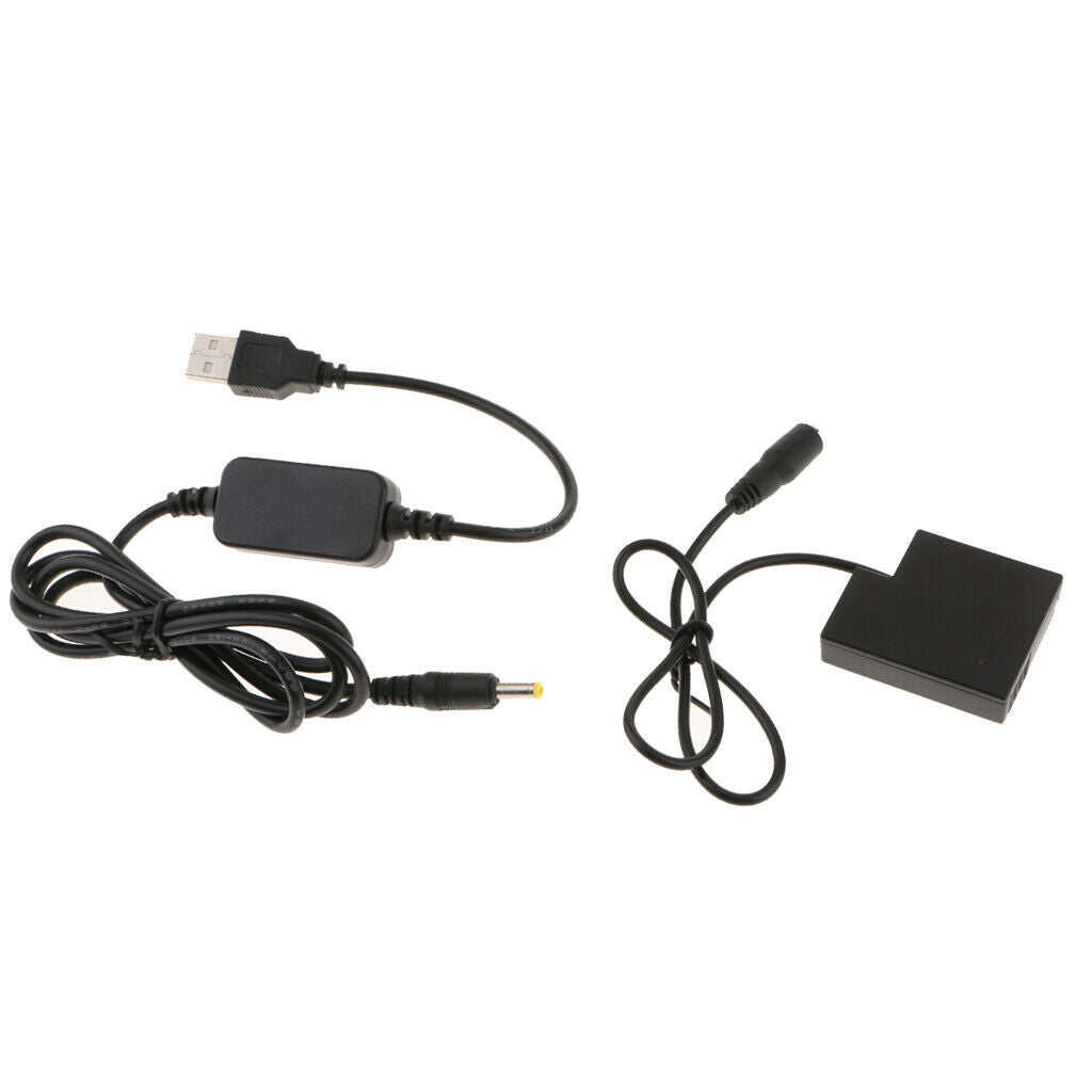 DMW-DCC15 DC Coupler + Cable for Panasonic DMC-GM1 GM5 GF5 GF8 DSLR Cameras