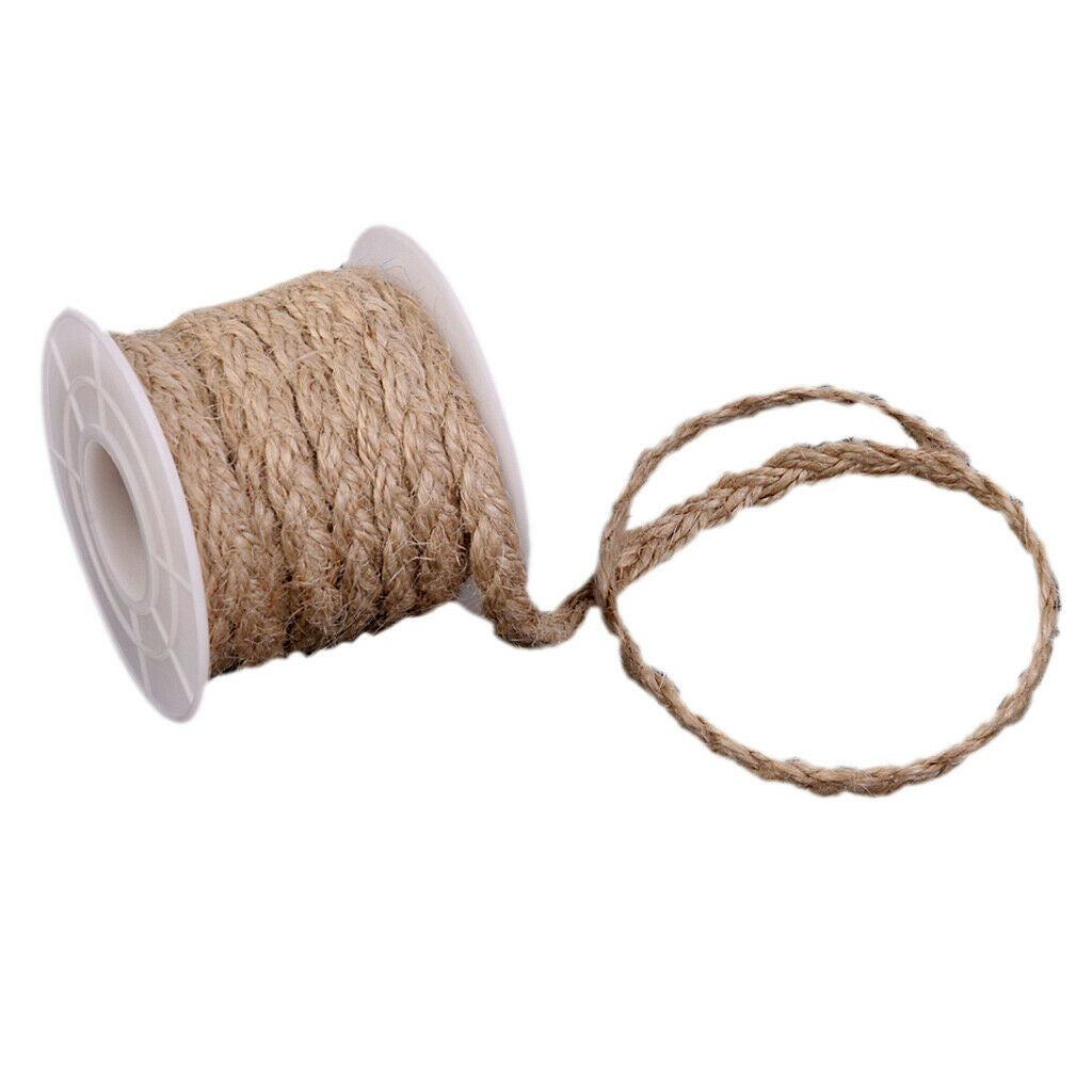 Jute Hessian Burlap Wedding Decor Craft Ribbon Twine Rope String Wrap Gift