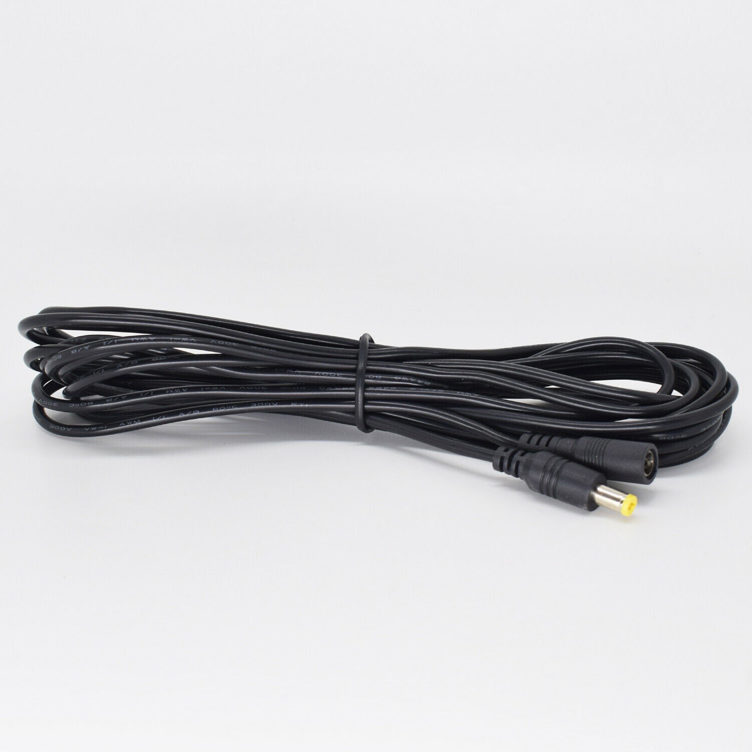 1pc 5M DC Power Supply 5.5mmx2.1mm 2.1mm Male to Female Extension Cable 22AWG