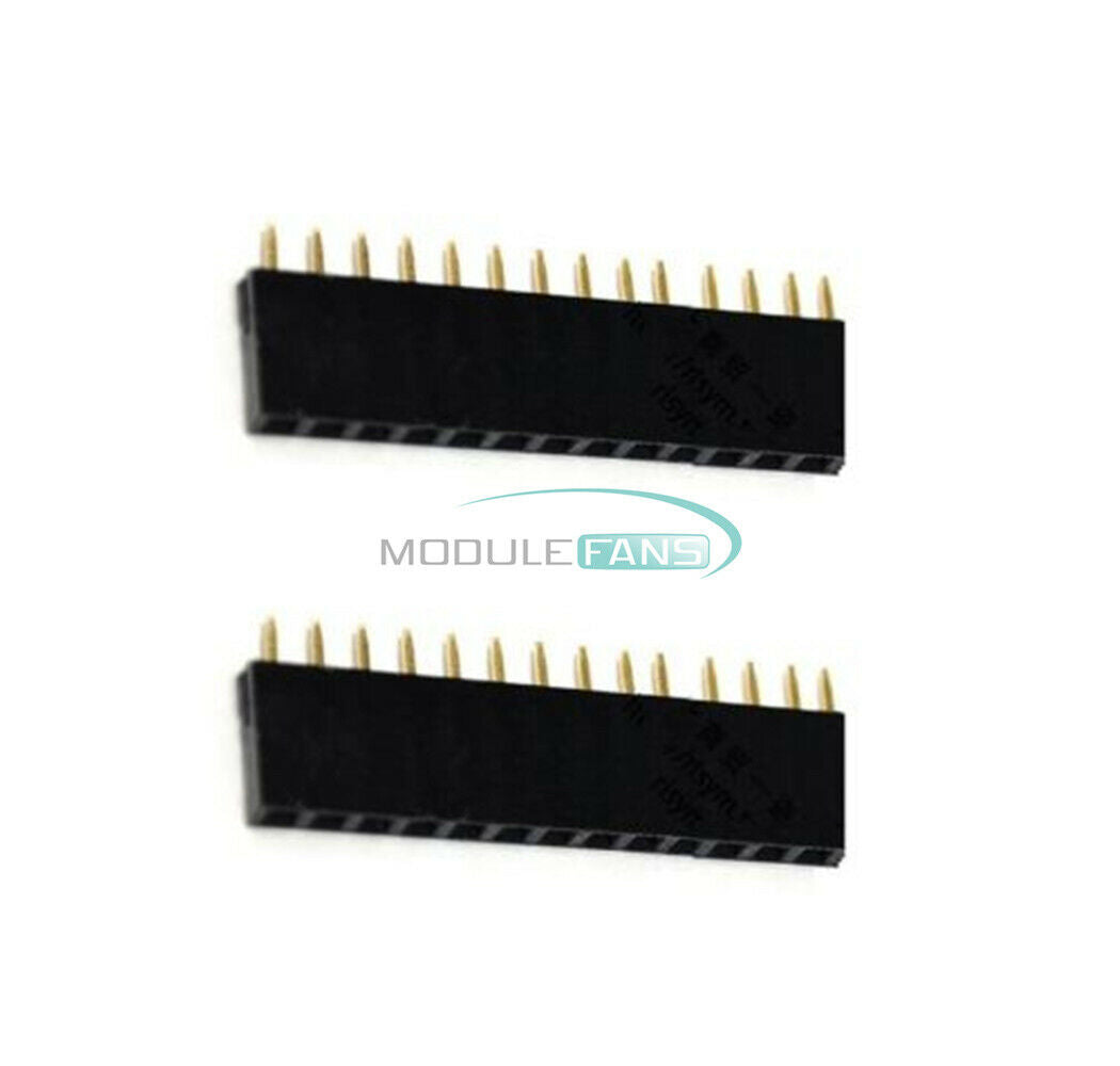 10PCS 14Pins Single Row 1x14 PCB Socket Female 2.54mm Header